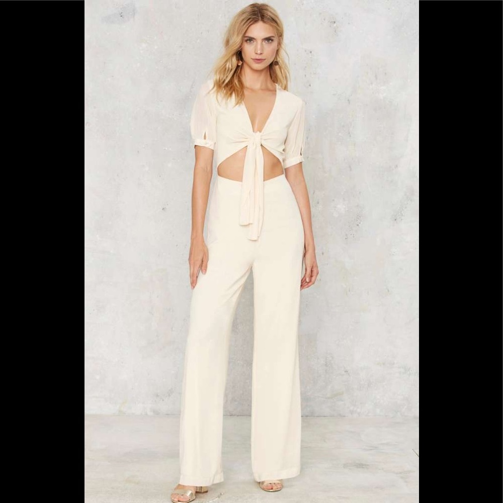 Nasty Gal Tie 'n Fly Jumpsuit
